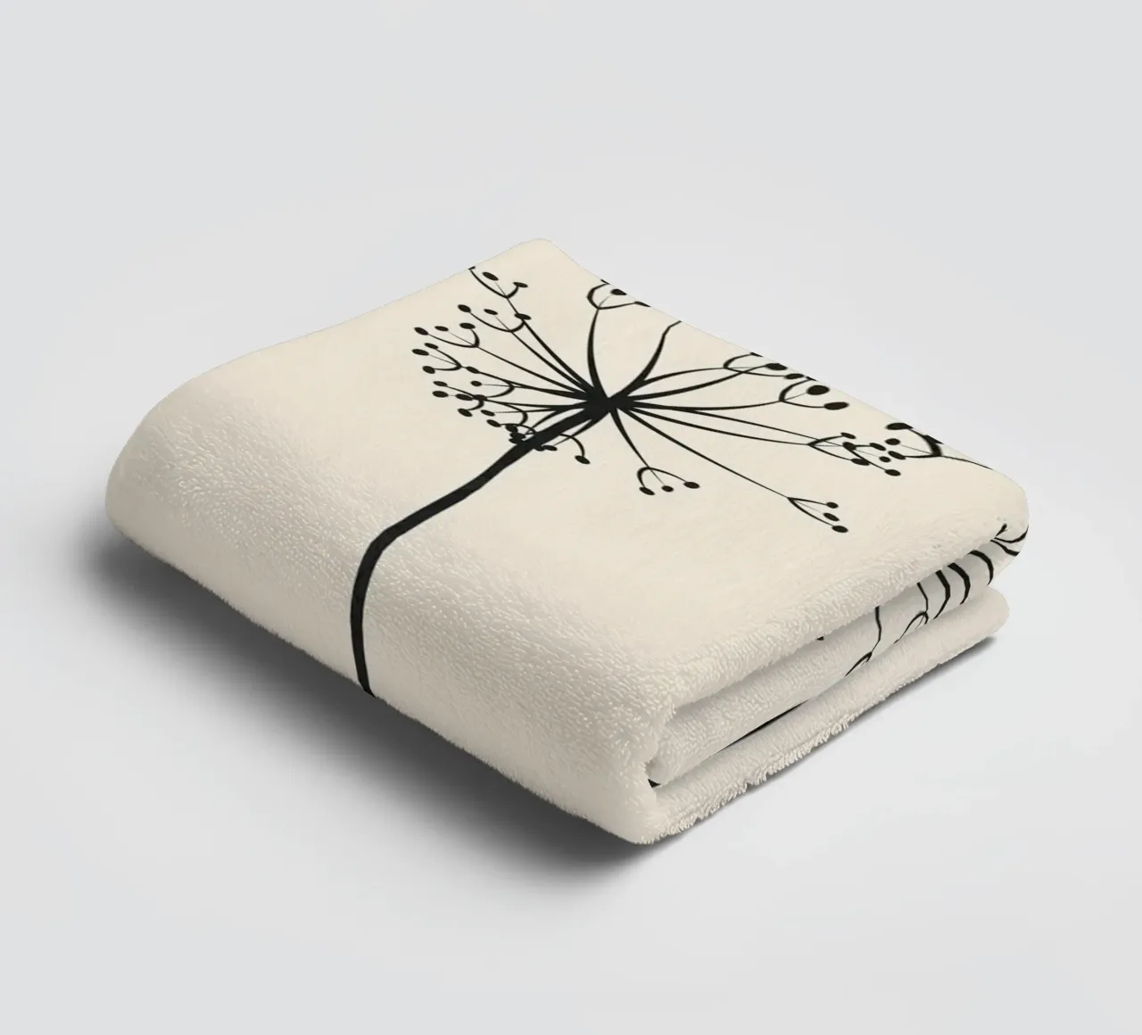 Dandelions asciugamano da bagno da Flow Line