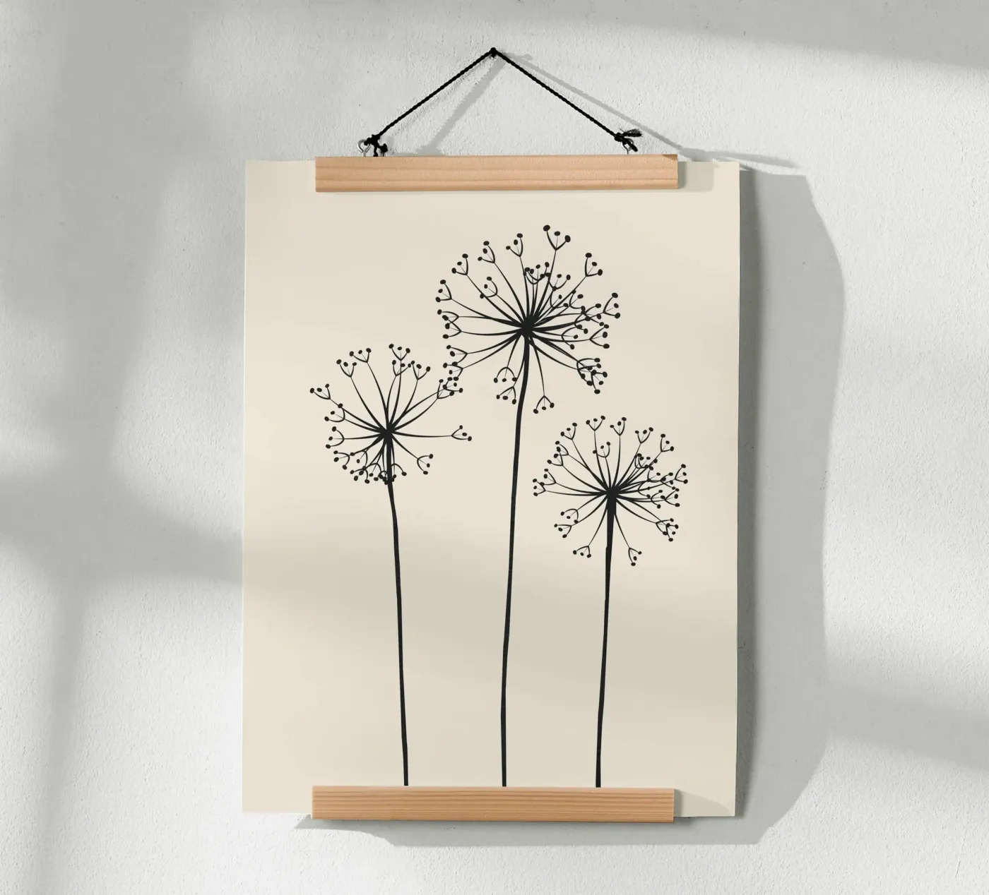 Dandelions poster by Flow Line