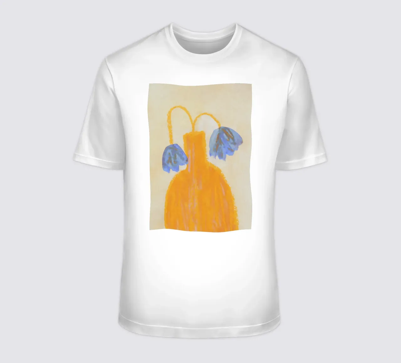 Bodegón con jarrón y dos flores camiseta de Alisa Galitsyna