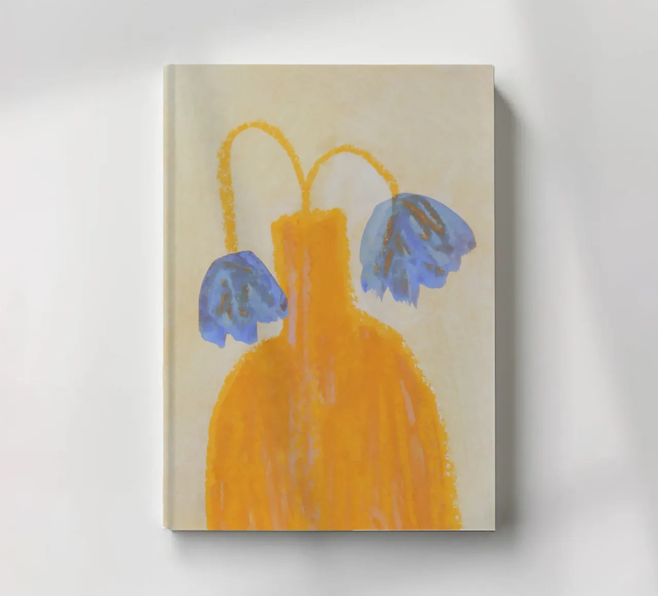 Nature morte avec un vase et deux fleurs carnet de notes de Alisa Galitsyna