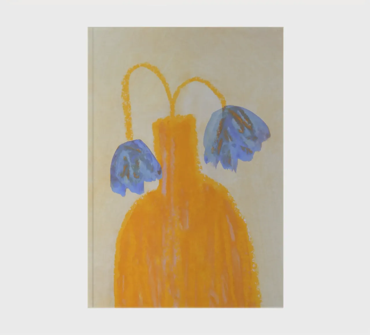 Nature morte avec un vase et deux fleurs carnet de notes de Alisa Galitsyna