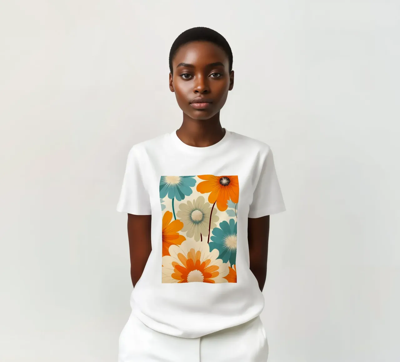 Fiori retrò t-shirt da diedrich