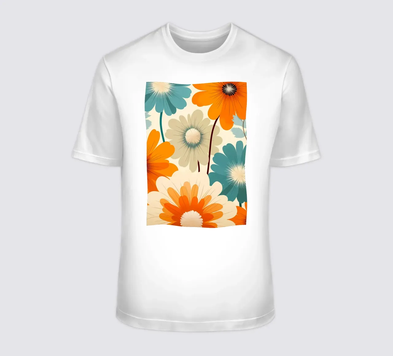 Fiori retrò t-shirt da diedrich