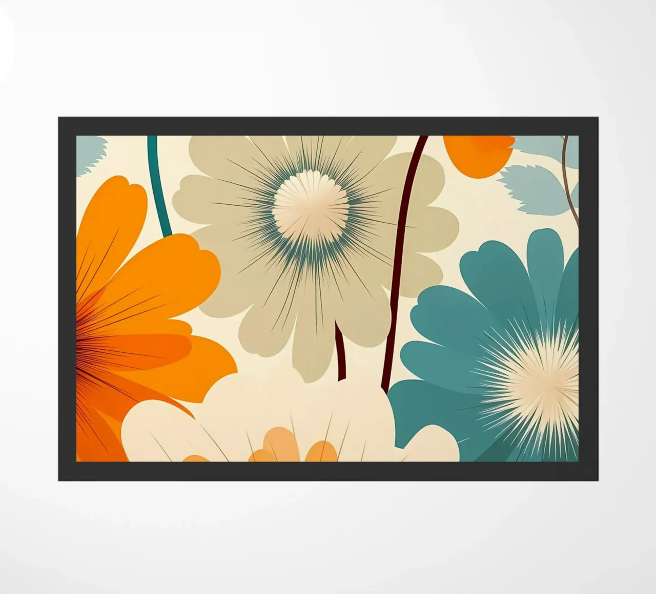 Fiori retrò zerbino da diedrich