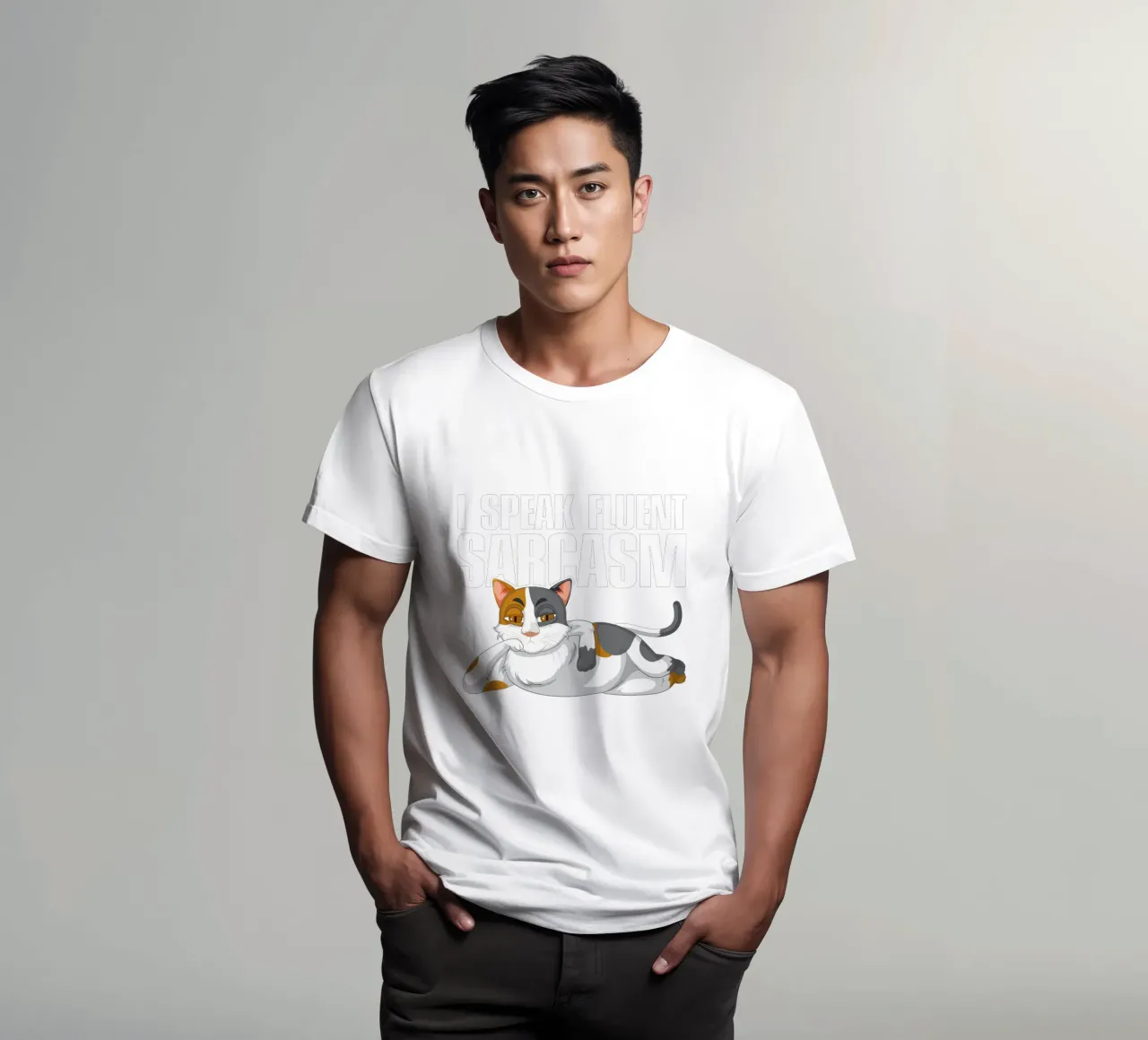 I Speak Fluent Sarcasm t-shirt da edsonramosart