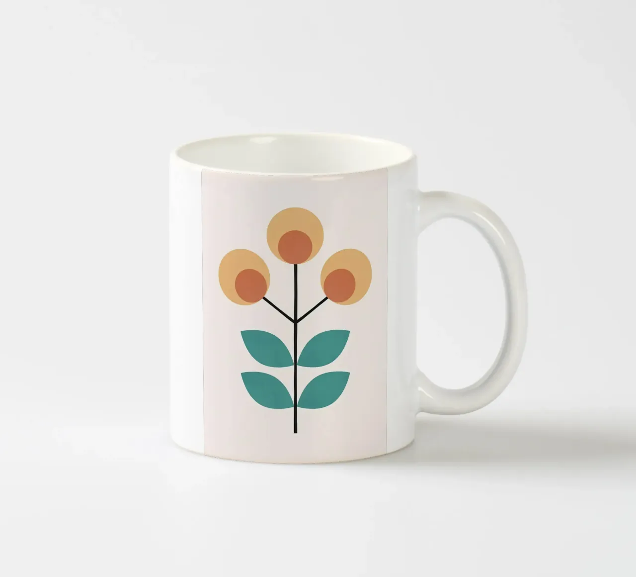 Fiore retrò 2 tazza in ceramica da diedrich