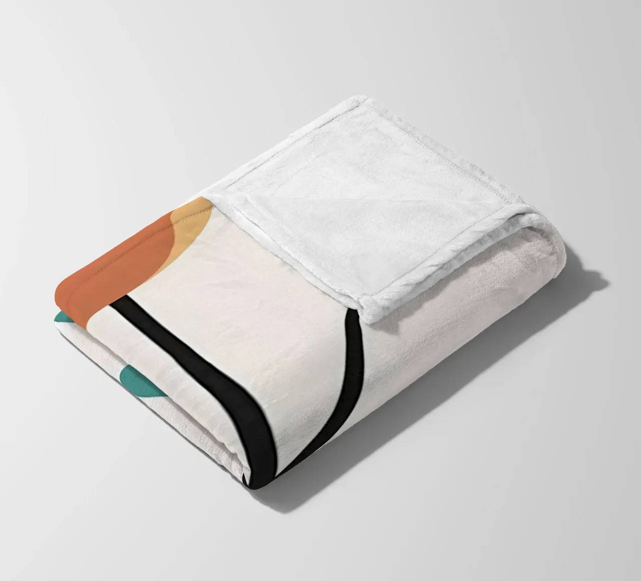 Retro flower 2 fleece blanket by diedrich