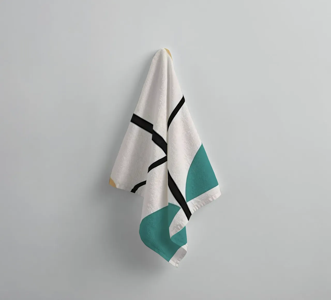 Retro flower 2 towel by diedrich