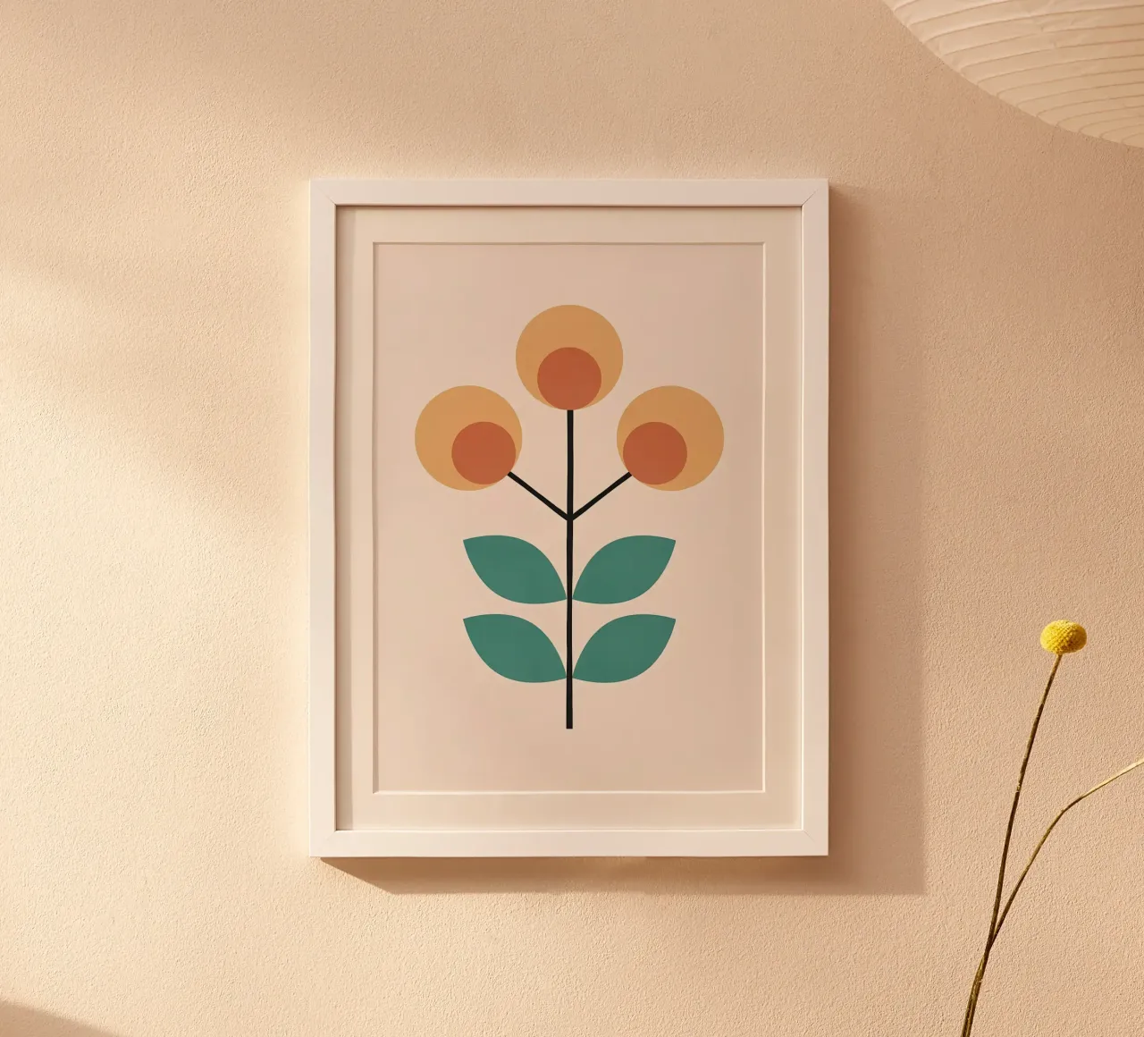 Retro flower 2 hahnemühle by diedrich