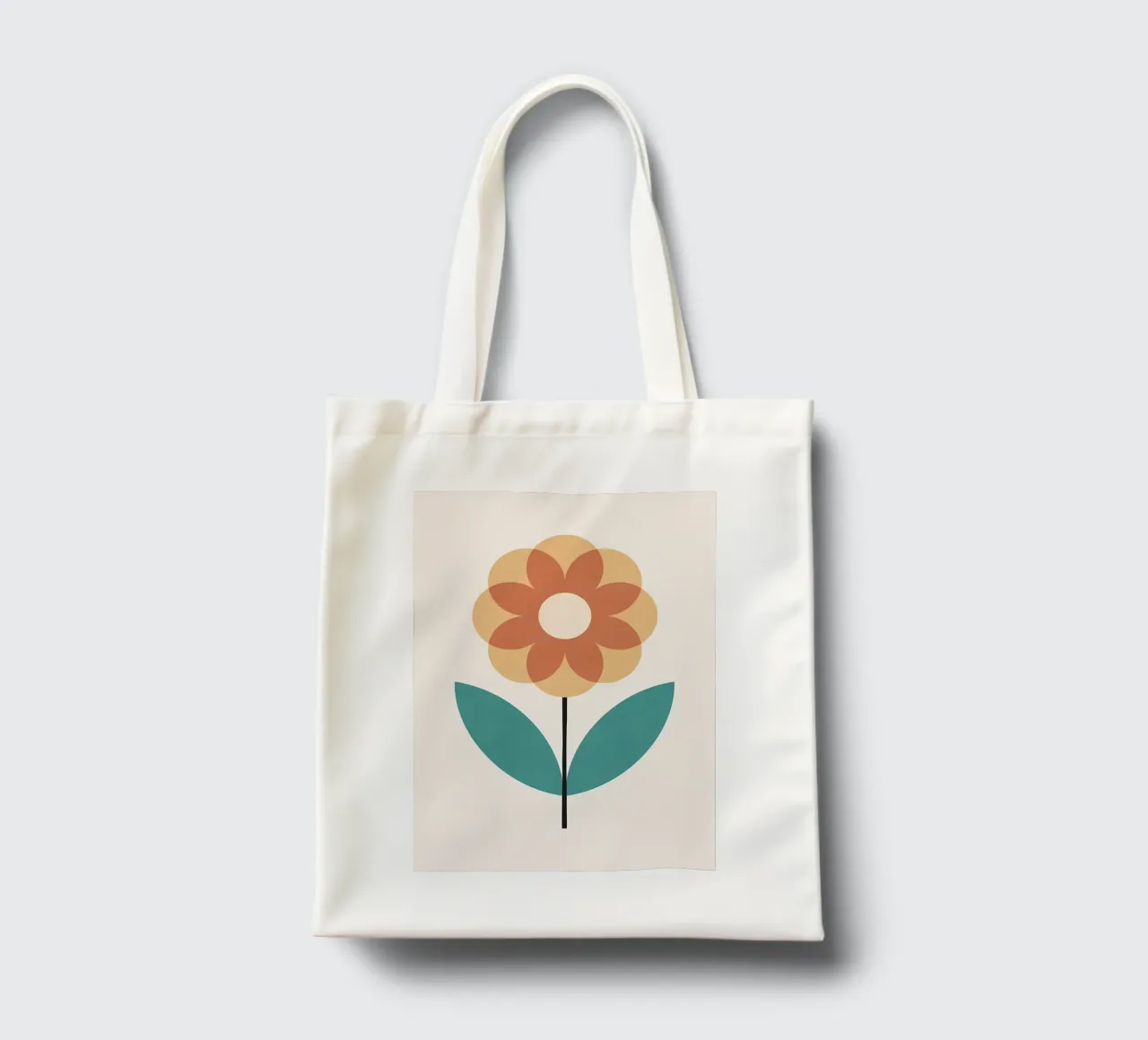 Retro flower 1 tote bag by diedrich