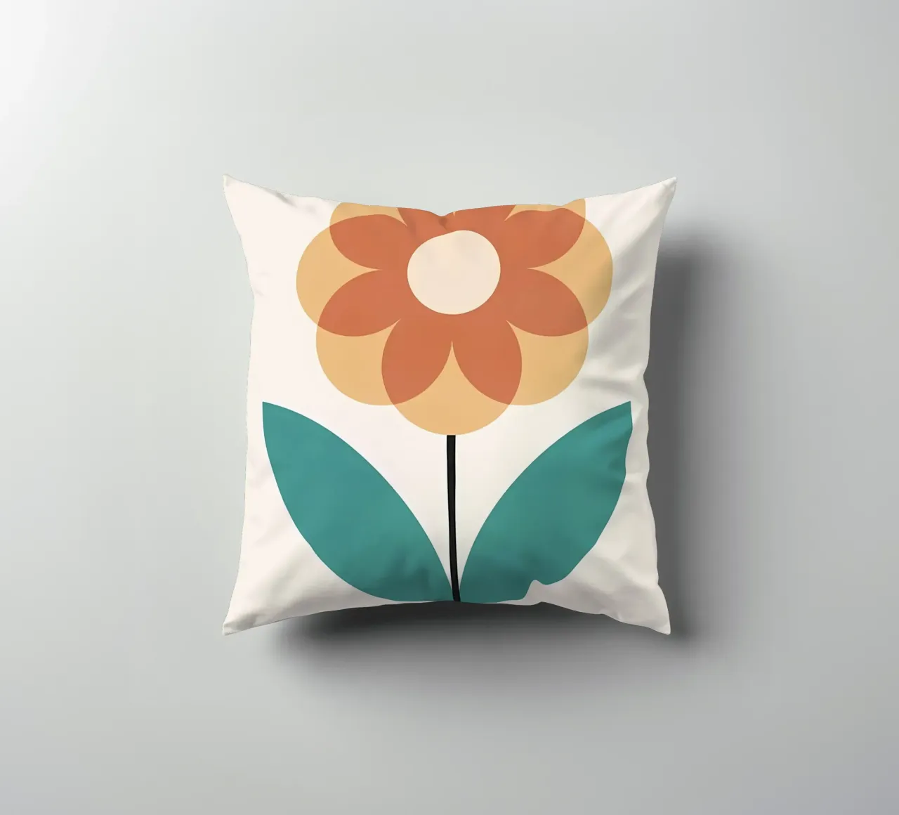 Fleur rétro 1 coussin de diedrich