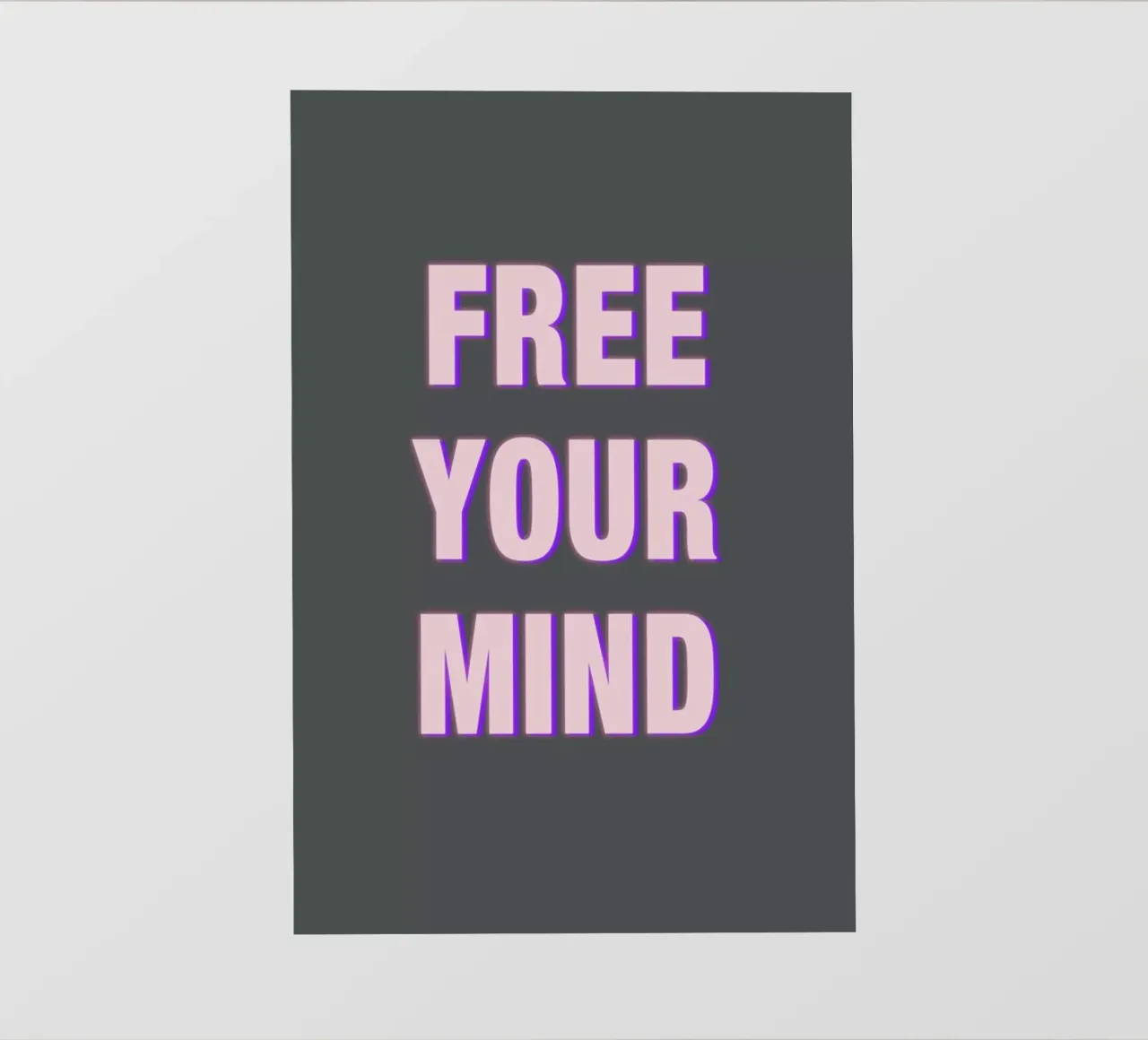 Free Your Mind pellicola backlit da Vasare Nar