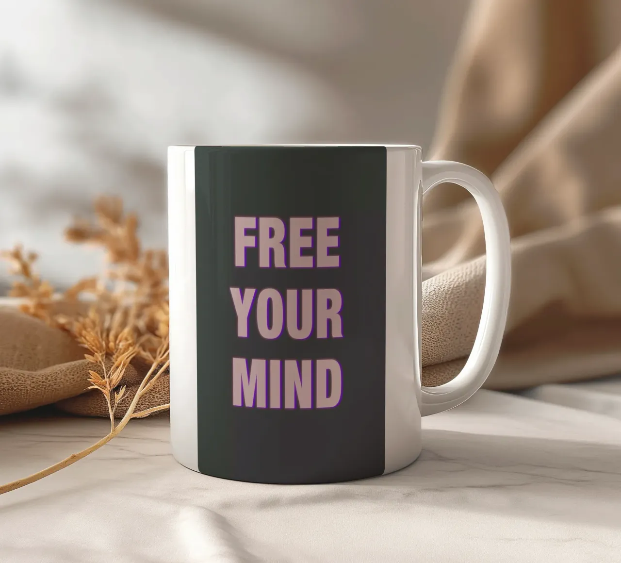 Free Your Mind tazza in ceramica da Vasare Nar