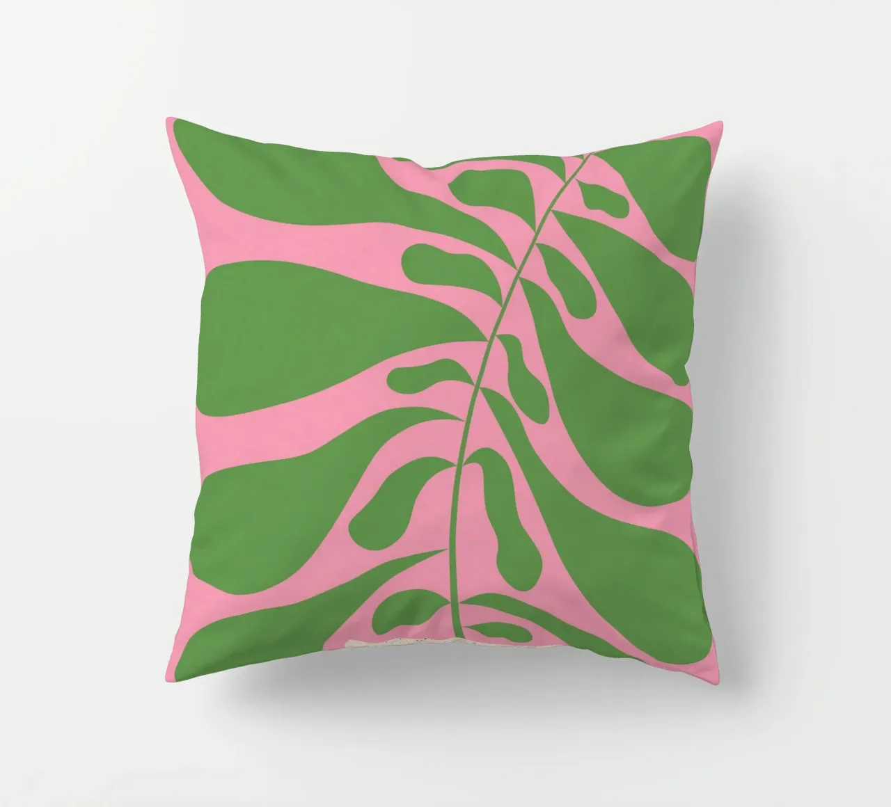 Lazy Plant #1 decorative cushion by Alisa Galitsyna
