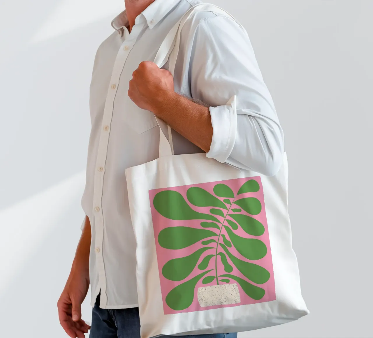 Lazy Plant #1 tote bag by Alisa Galitsyna