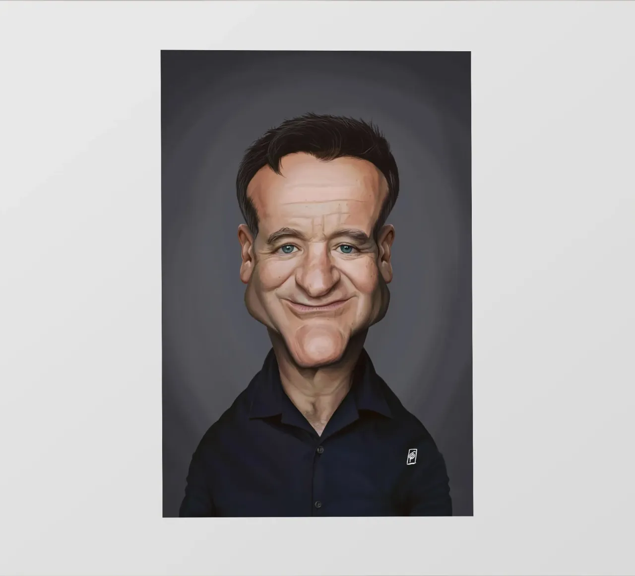 Robin Williams pellicola backlit da Rob Art | Illustration