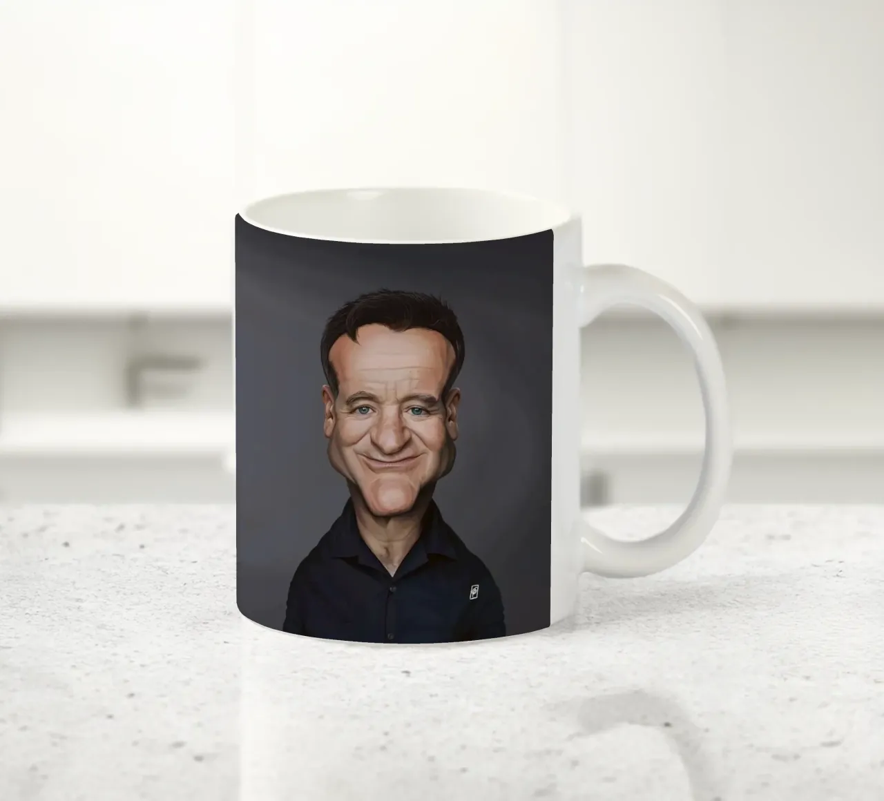 Robin Williams tazza in ceramica da Rob Art | Illustration