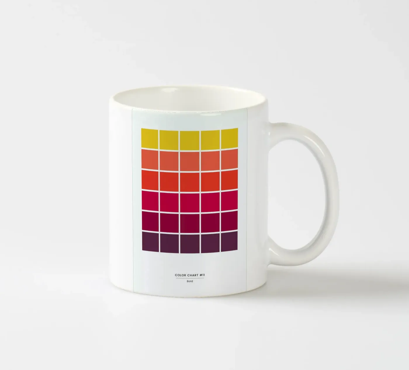 Bold ceramic mug by daylight design studio