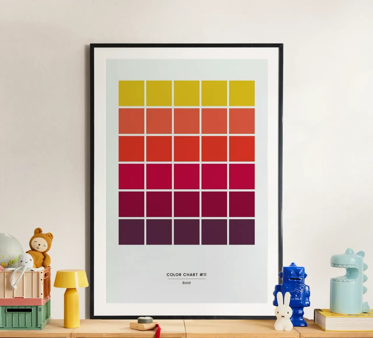 Bold poster con telaio in plastica da daylight design studio