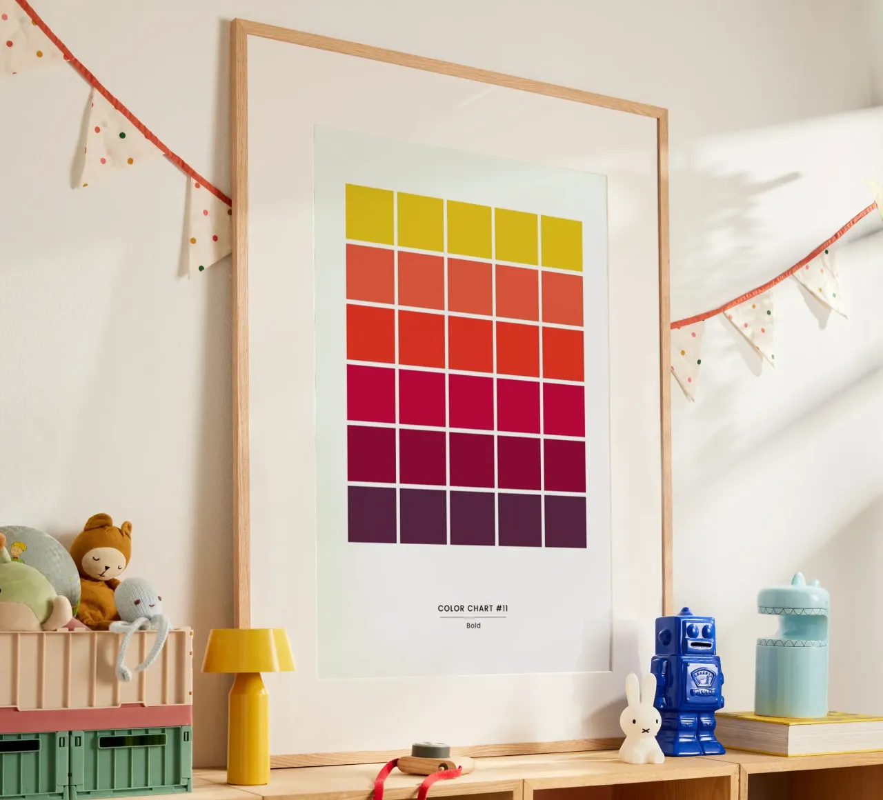 Bold poster con telaio in plastica da daylight design studio