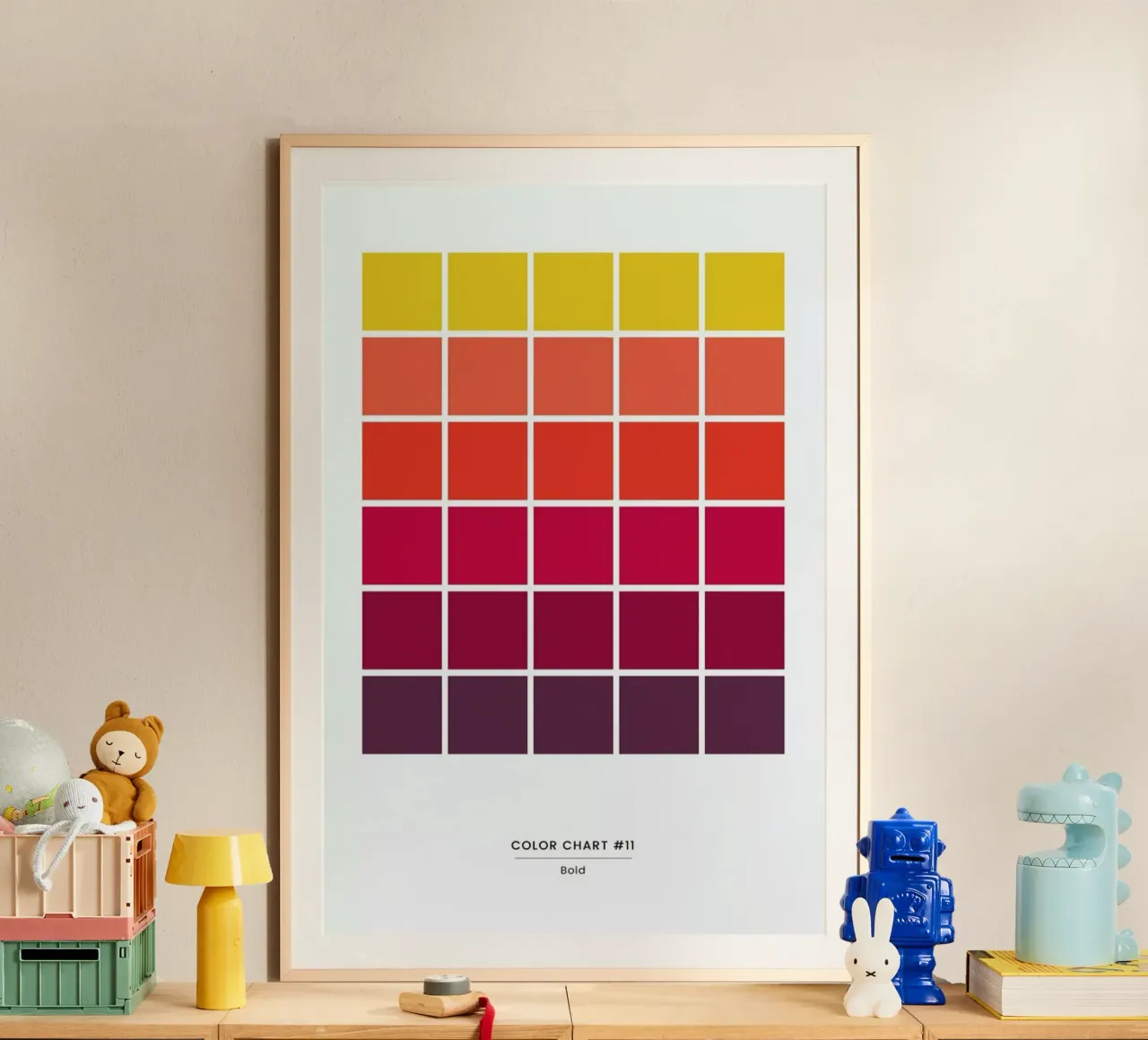 Bold poster con telaio in plastica da daylight design studio