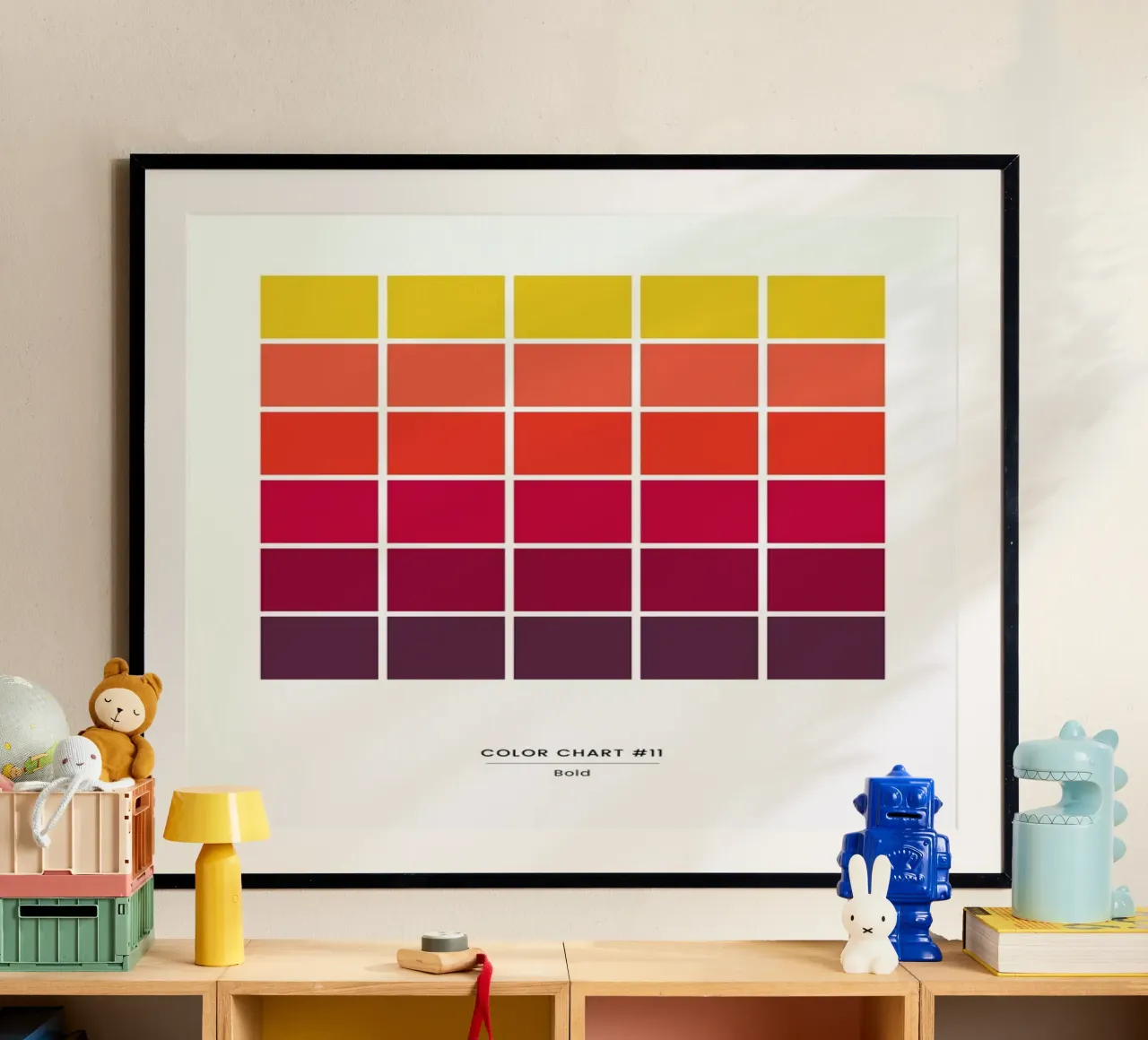 Bold poster con telaio in plastica da daylight design studio
