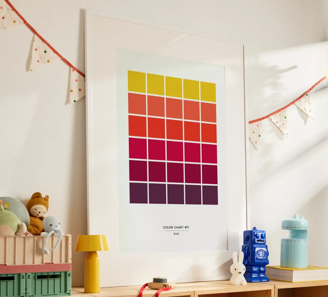 Bold poster con telaio in plastica da daylight design studio
