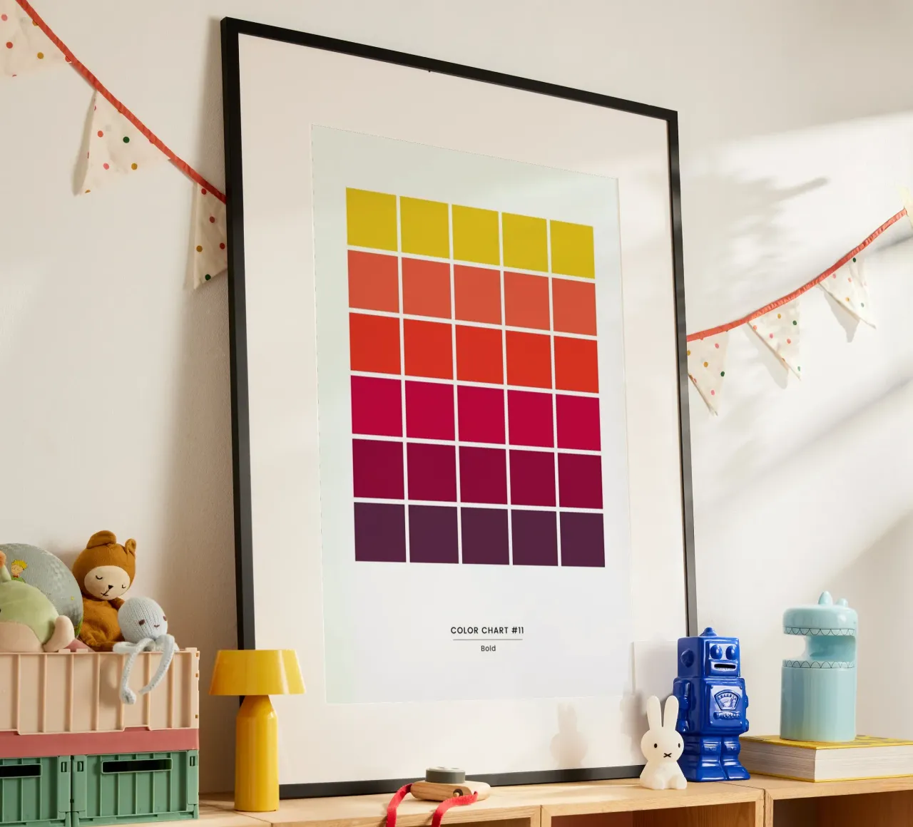 Bold poster con telaio in plastica da daylight design studio