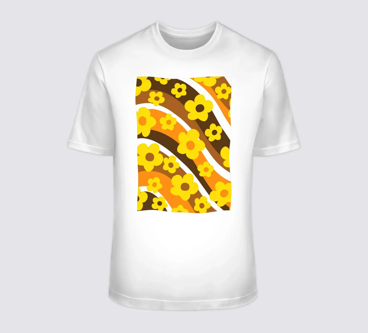 Rétro Flower Wave 1 t-shirt de diedrich