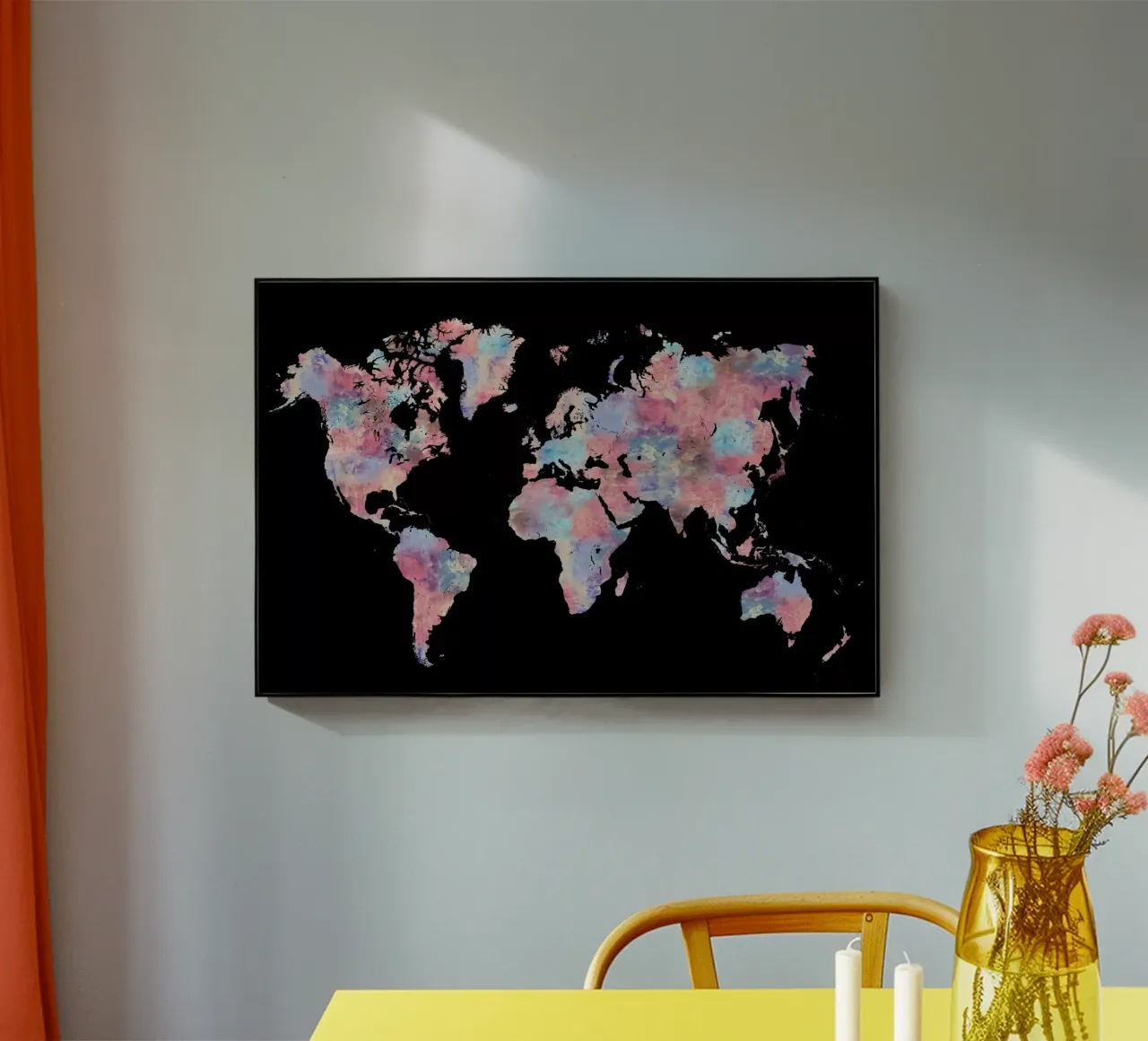 Wanderlust Black plexiglass da Laura O'Connor