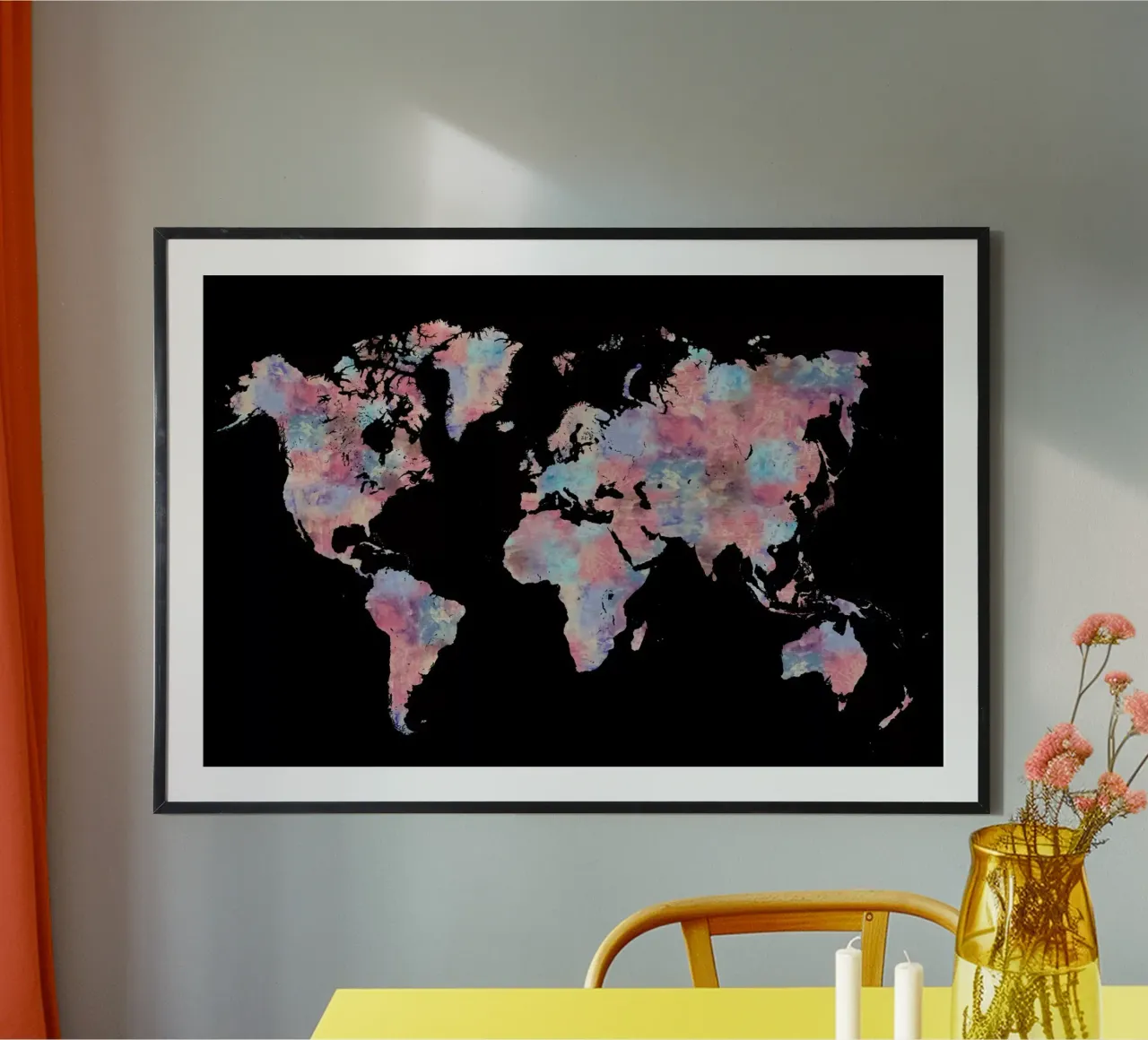 Wanderlust Black poster by Laura O'Connor