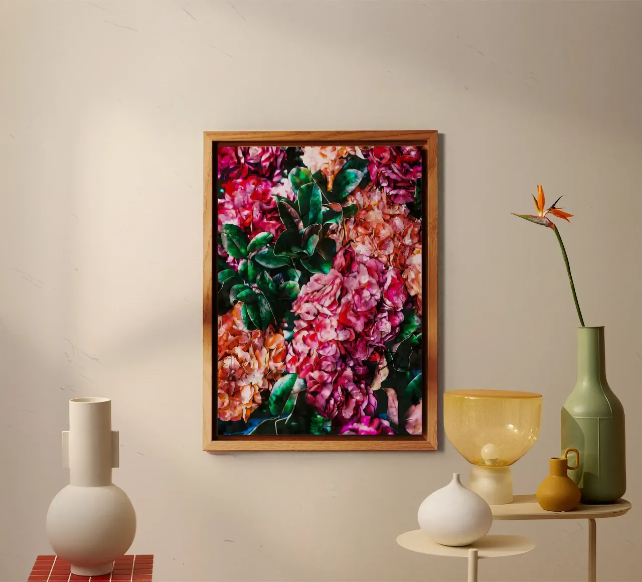 Fiori retrò alluminio dibond da diedrich