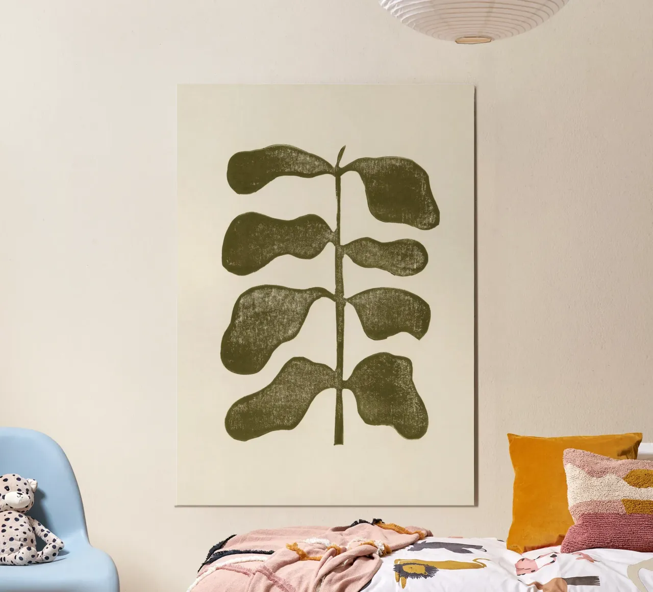 Linocut Plant hahnemühle by Alisa Galitsyna