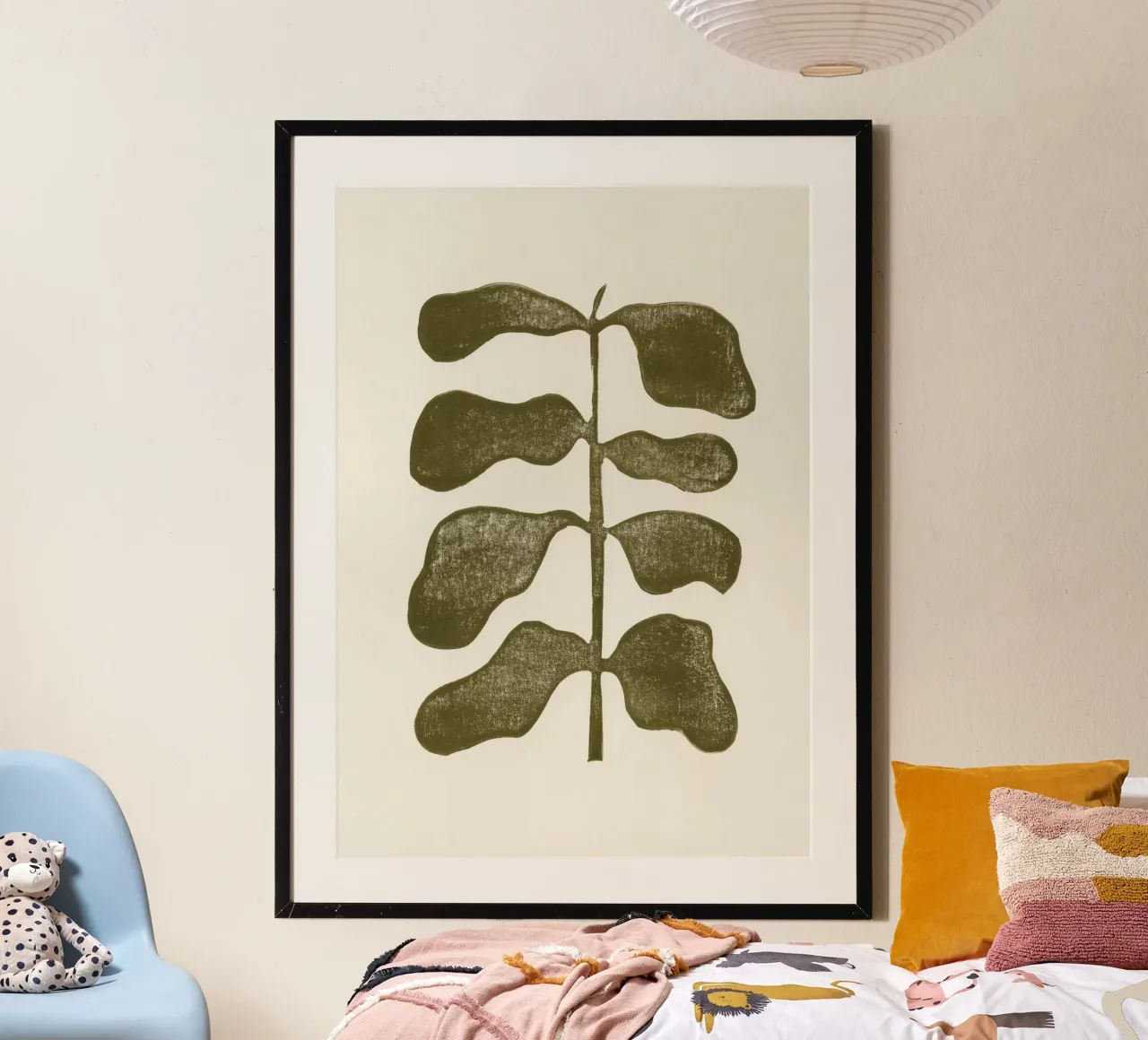 Linocut Plant hahnemühle by Alisa Galitsyna