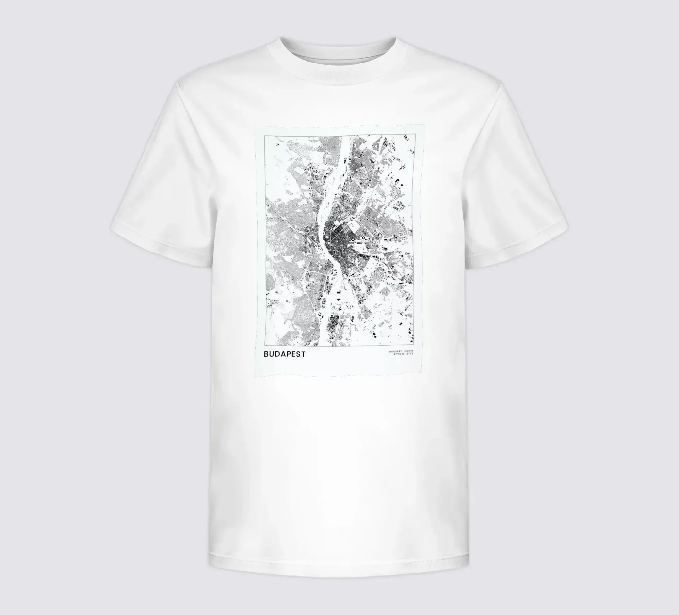 Budapest t-shirt bambini da The Cartography Collection