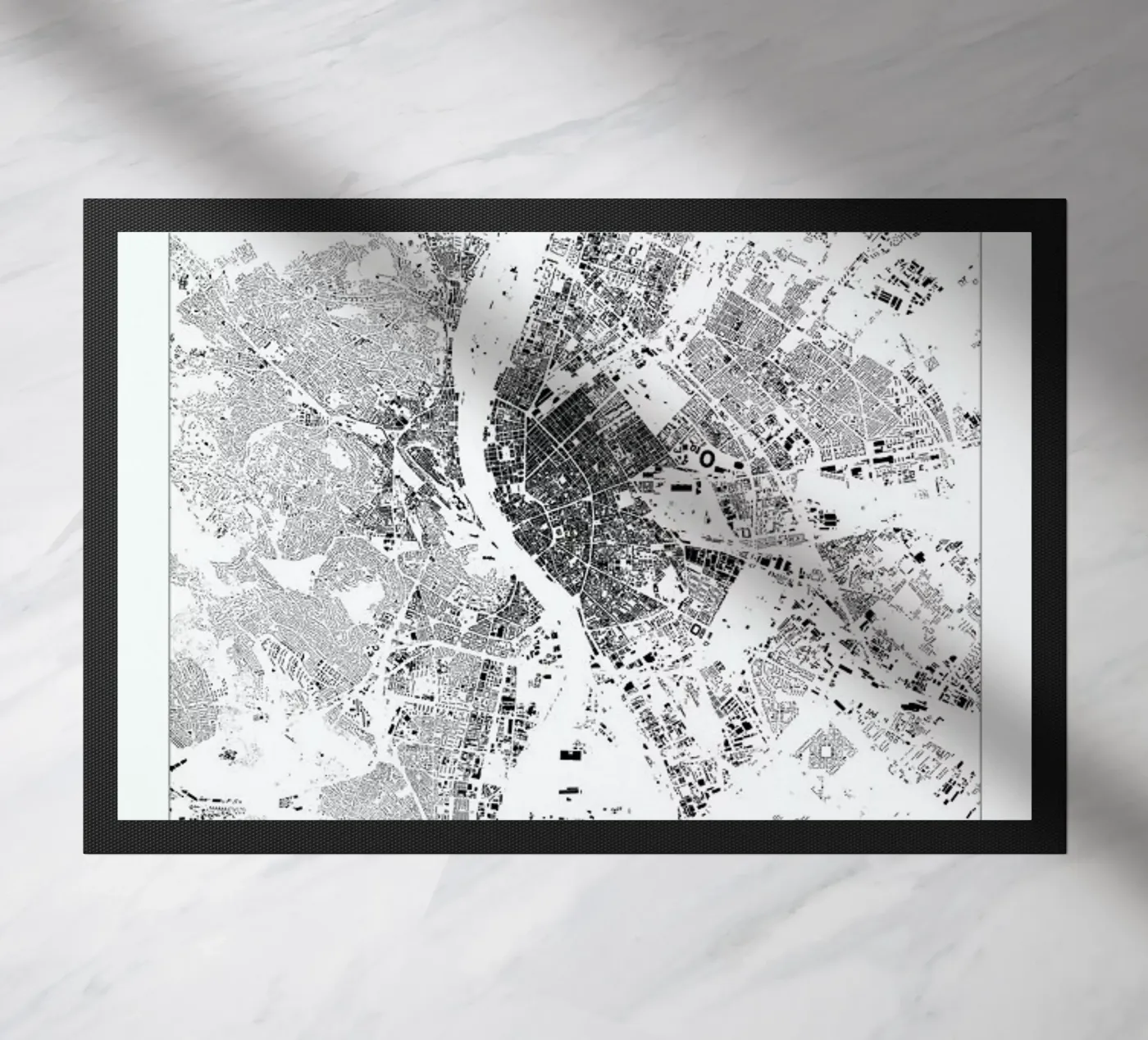 Budapest deurmat van The Cartography Collection