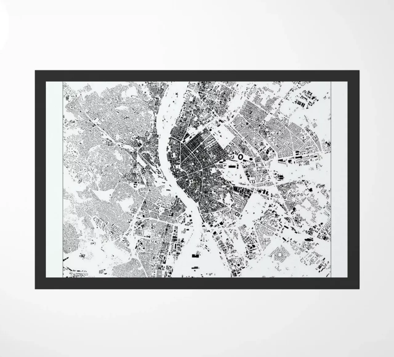 Budapest zerbino da The Cartography Collection