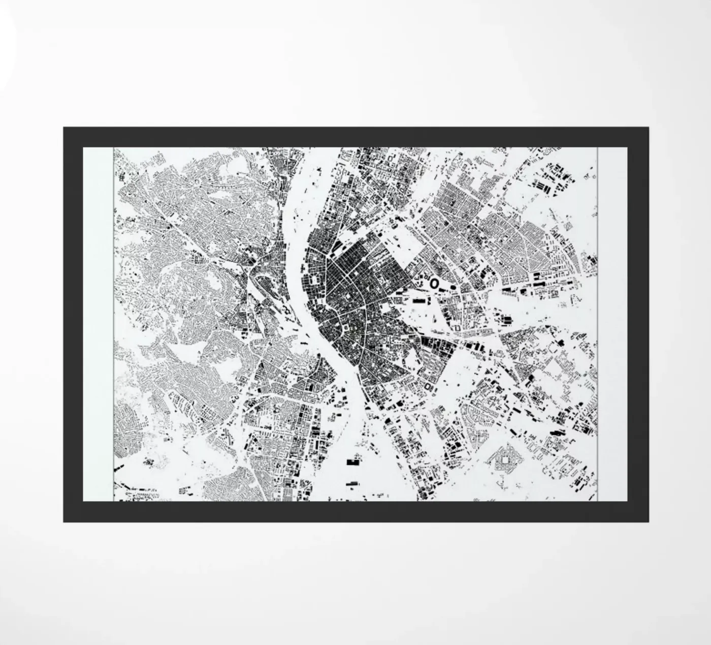 Budapest doormat by The Cartography Collection