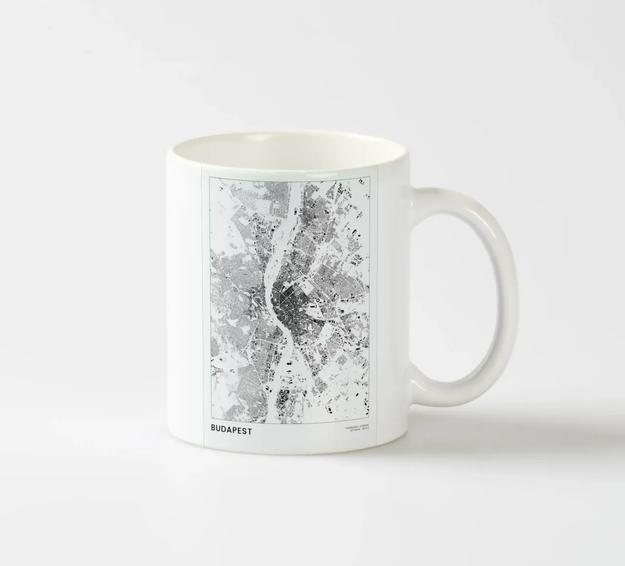Budapest tazza in ceramica da The Cartography Collection