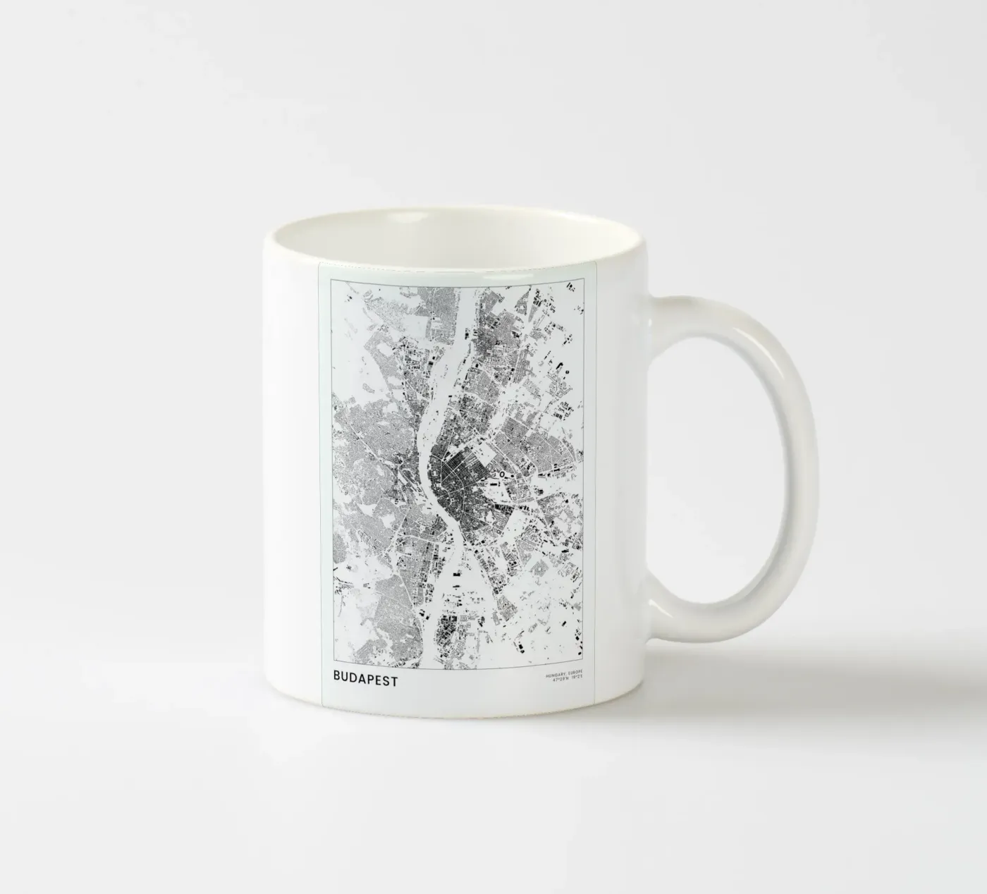 Budapest ceramic mug by The Cartography Collection