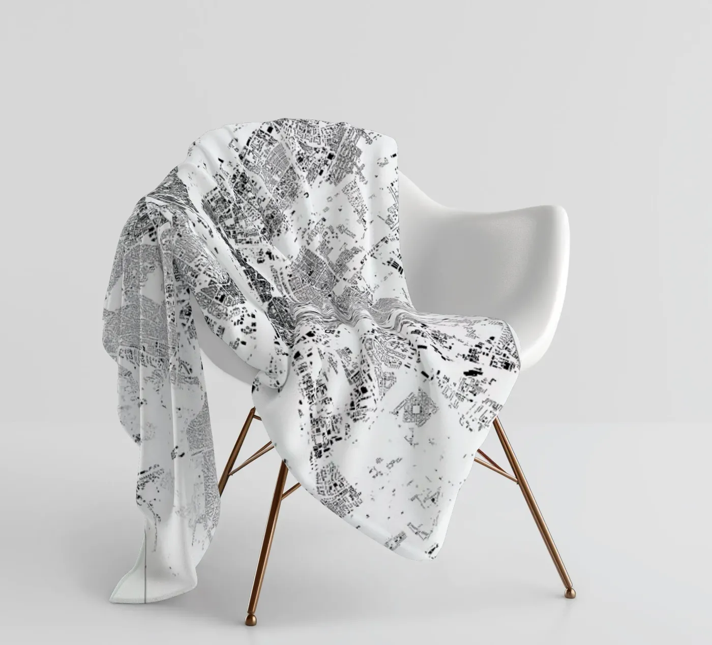 Budapest fleecedeken van The Cartography Collection