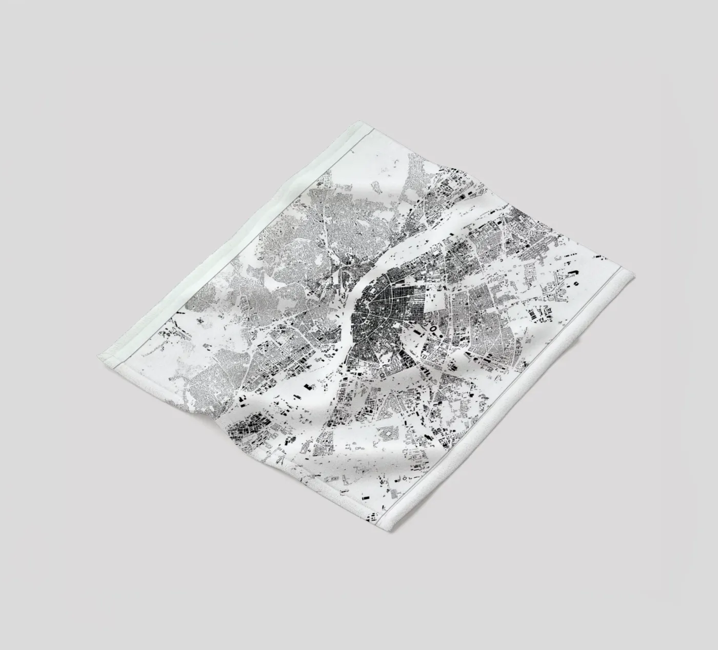 Budapest fleecedeken van The Cartography Collection