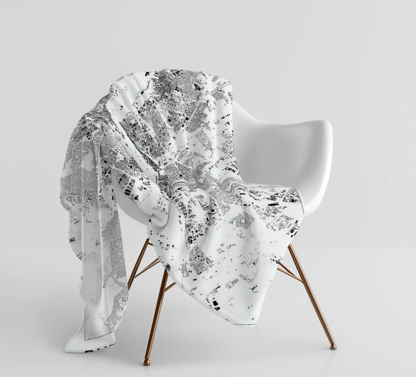 Budapest fleecedeken van The Cartography Collection