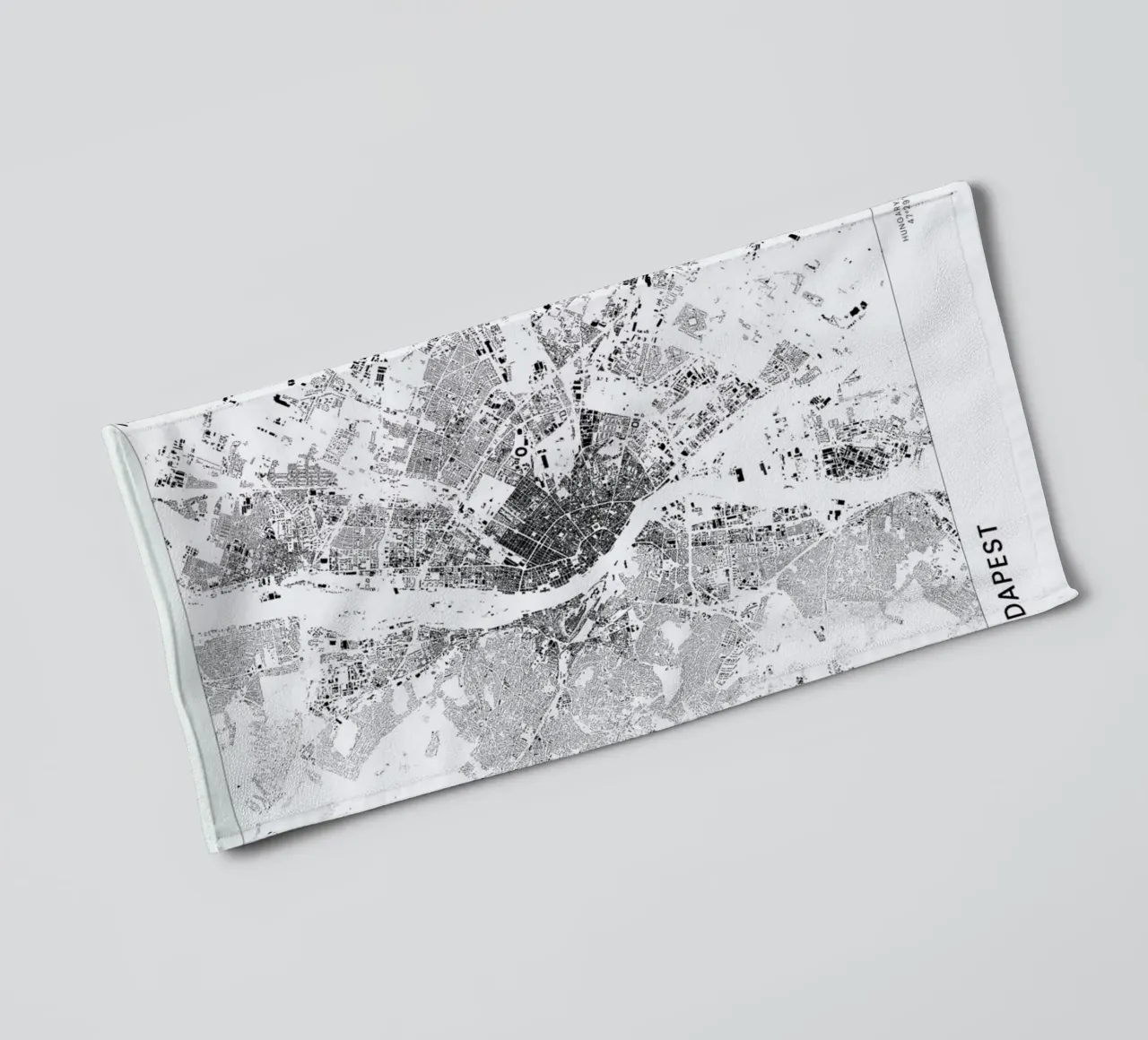 Budapest asciugamano da bagno da The Cartography Collection