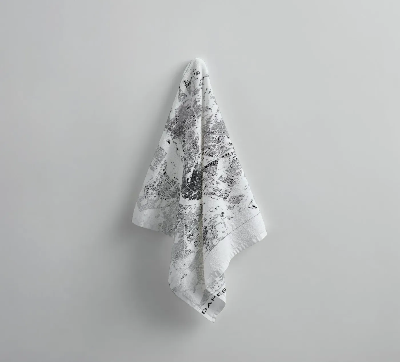 Budapest towel by The Cartography Collection