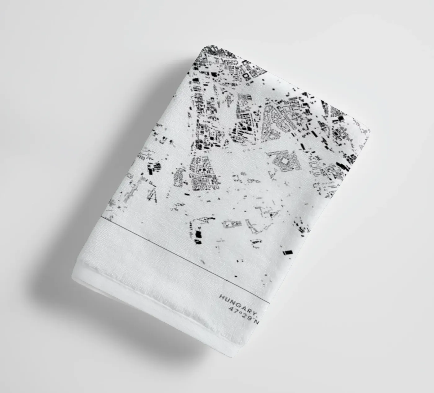 Budapest towel by The Cartography Collection