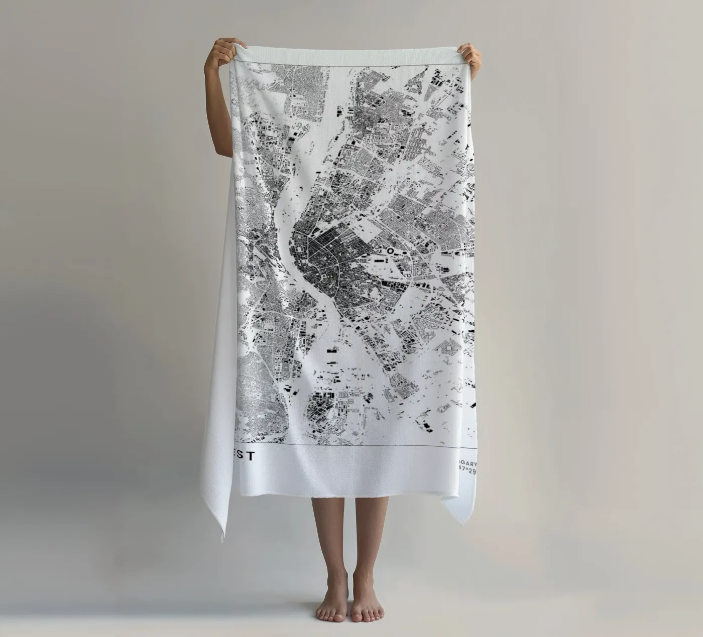 Budapest telo mare da The Cartography Collection