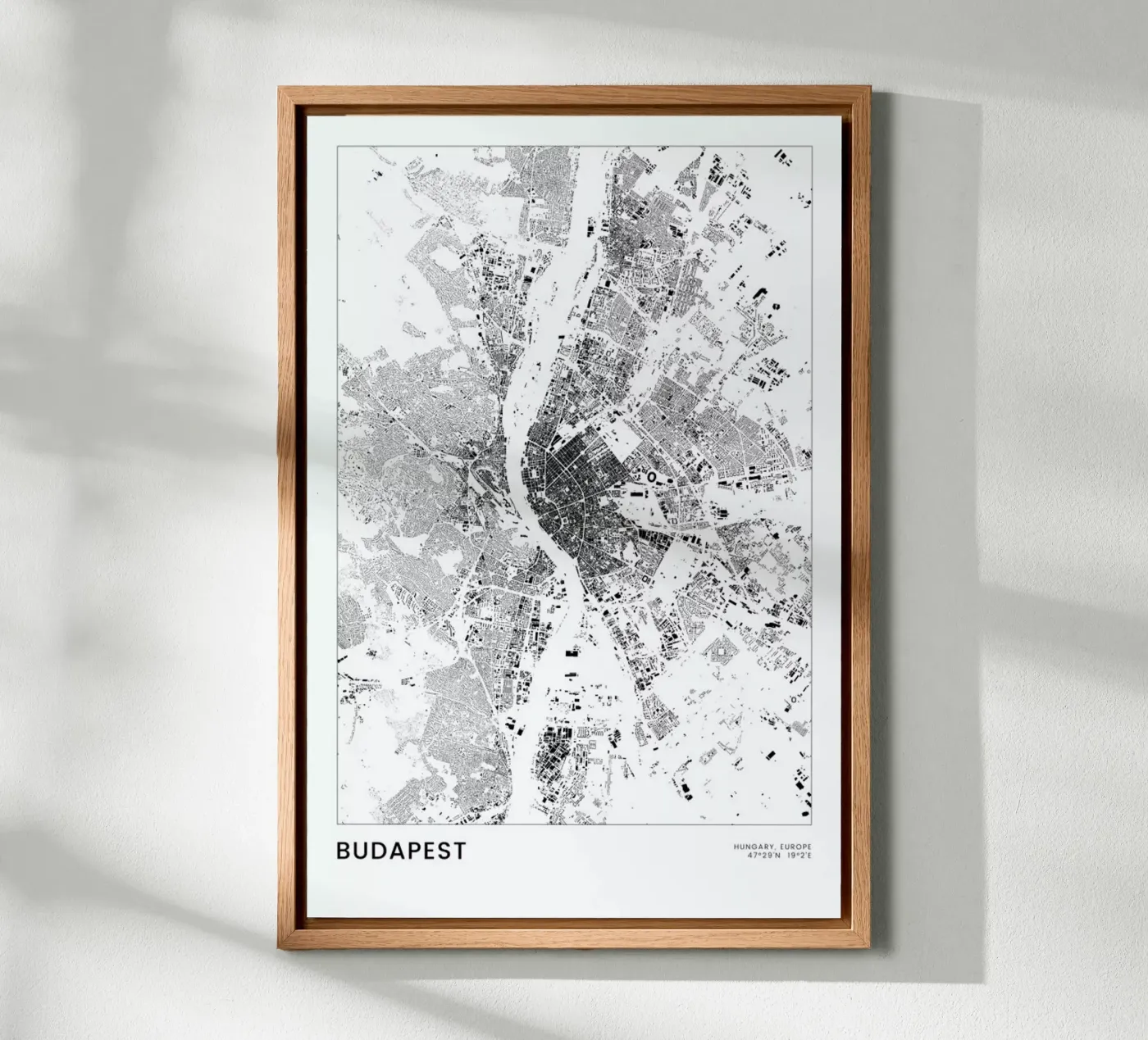 Budapest forex plate by The Cartography Collection