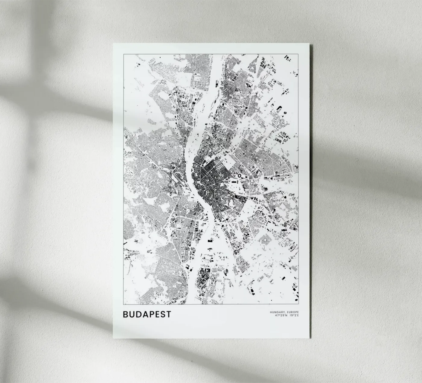 Budapest forex plate by The Cartography Collection