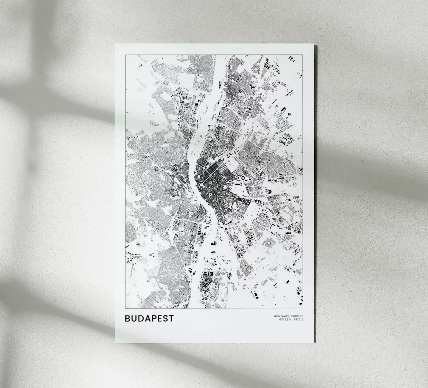 Budapest pannello forex da The Cartography Collection